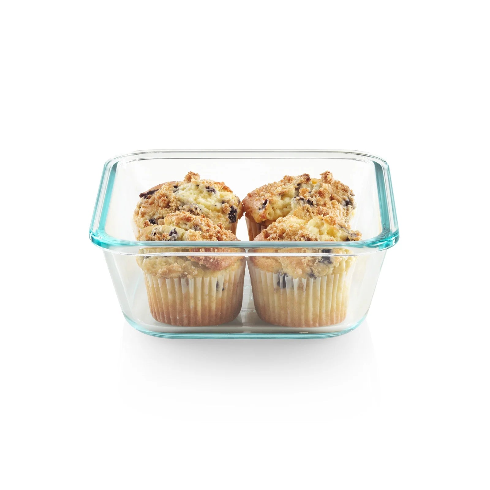 Total Solution Glass 4-Cup Square with Lid